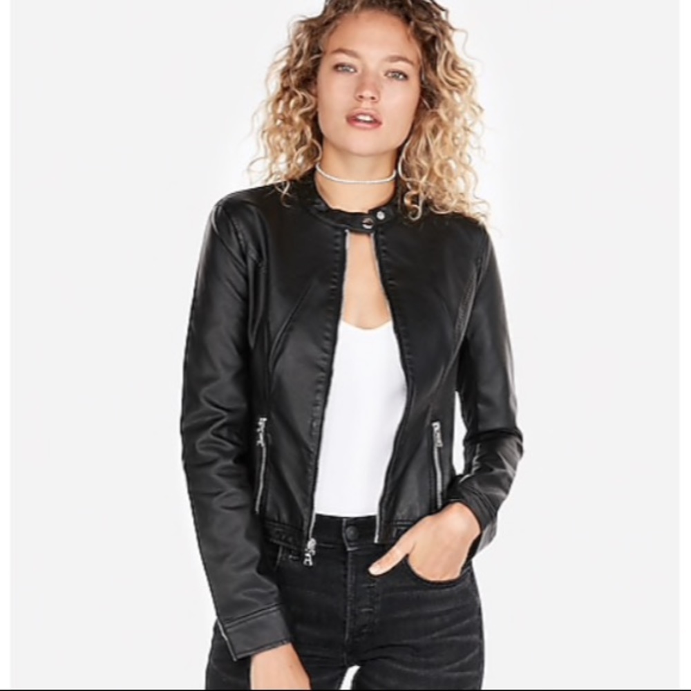 Express Vegan Leather Jacket